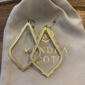 KS Sophie drop earrings in gold